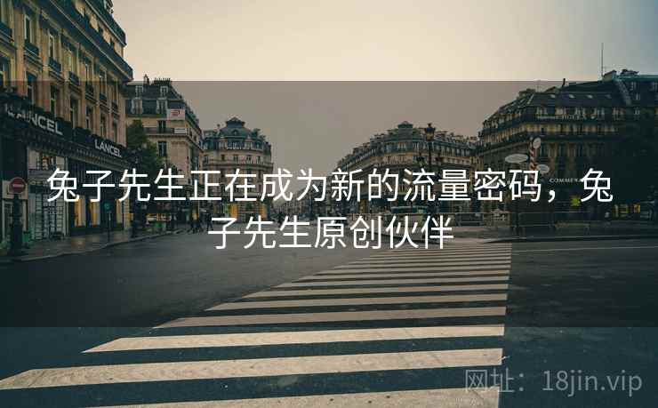 兔子先生正在成为新的流量密码，兔子先生原创伙伴