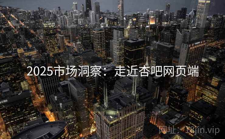 2025市场洞察：走近杏吧网页端