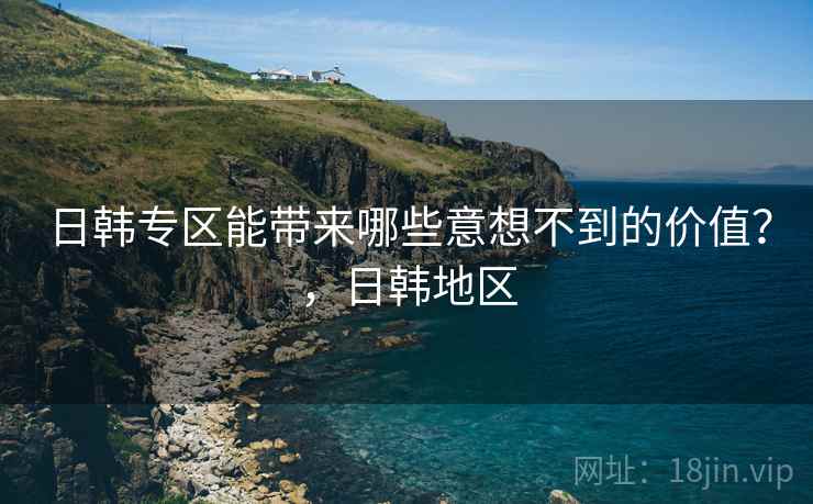 日韩专区能带来哪些意想不到的价值？，日韩地区