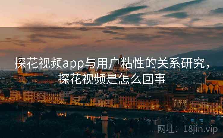 探花视频app与用户粘性的关系研究，探花视频是怎么回事